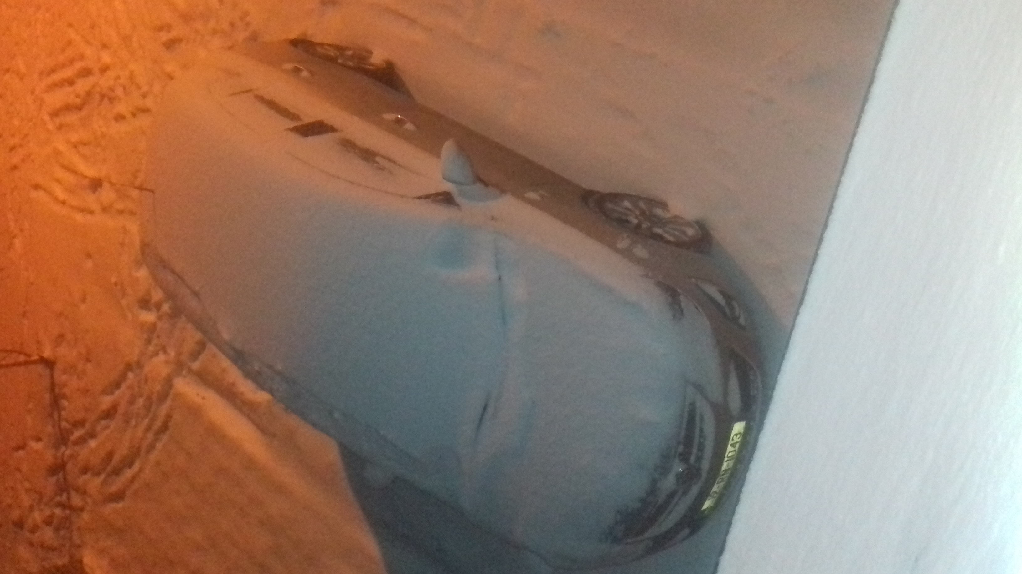 Orange warning for snow-ice in place for tonight Orange warning for snow-ice in place for tonight